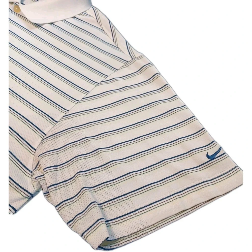 Nike Golf Dri-FIT Polo Shirt Men's  Striped 2XL Short Sleeve‎